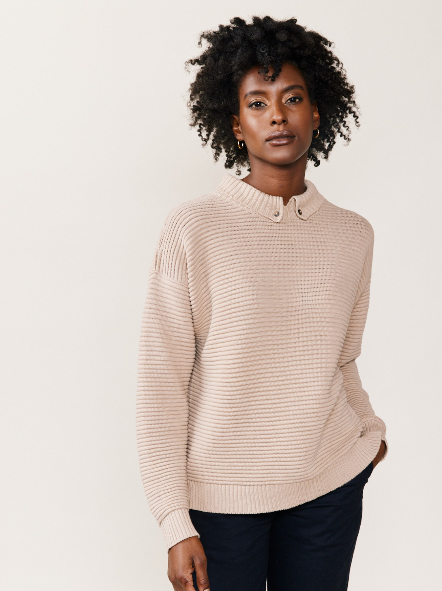 Sienna Polo Pullover | ABLE Clothing
