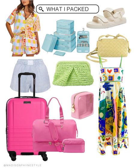 Pack With Me 👙☀️ to see even more of what I packed, check out the photo & video of my suitcase 😊✨ Summer vacation outfit inspo and travel essentials ✈️

Travel, Pack with me, Luggage, Suitcase, Summer Vacation, Summer Outfits, Amazon outfits, Amazon sets, Amazon 2 piece set, Amazon shoes, summer shoes, Amazon travel, Coach backpack, Coach tabby, Tory Burch, Tory Burch tote, weekender bag, Madison Payne 

#LTKSeasonal #LTKItBag #LTKTravel
