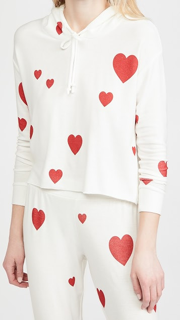 Cozy Knit High Low Cropped Hoodie | Shopbop
