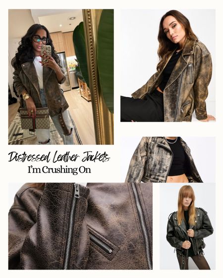 The Perfect Distressed Leather Jacket For Falll

#LTKSeasonal #LTKstyletip #LTKGiftGuide