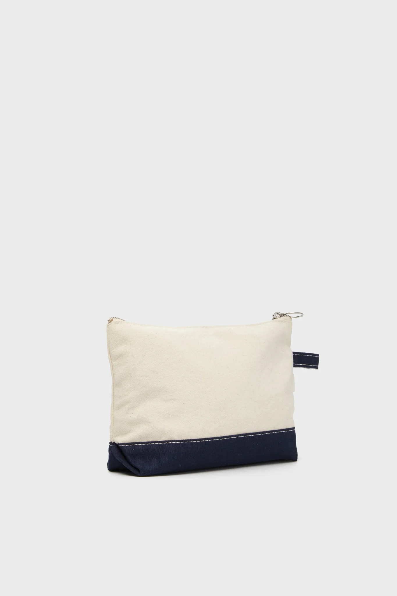 Navy Monogrammed Canvas Make-Up Bag | Tuckernuck (US)