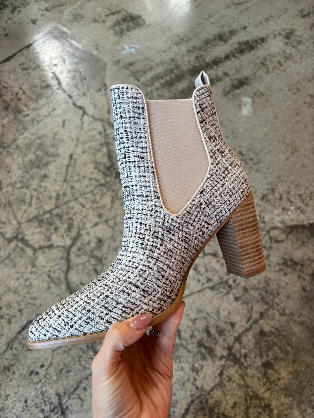 Esmee Pointed Slip on Heeled Ankle Boot | Willow Boutique