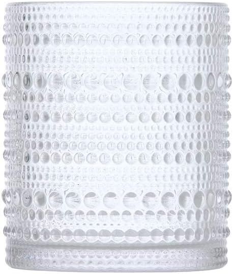 Amazon.com | D&V By Fortessa Jupiter Double Old Fashion Glass, 10 Ounce, Set of 6, Clear: Mixed D... | Amazon (US)
