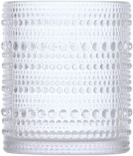 Fortessa Jupiter Collection Double Old Fashioned Cocktail Glass, Set of 6, 10 Ounce, Clear | Amazon (US)