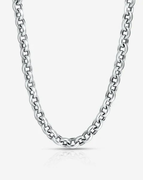 Statement Sterling - Round Link Chain Necklace | Ring Concierge