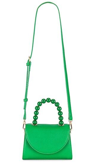 Wendy Acrylic Bead Bag in Green | Revolve Clothing (Global)