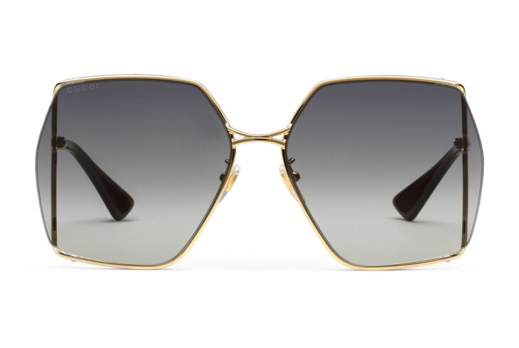 Gucci Oversize oval-frame sunglasses | Gucci (US)