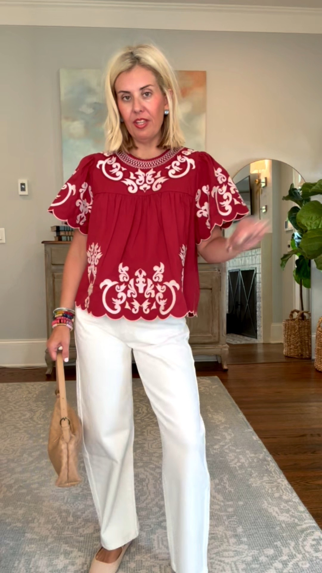 The details of this top are over the top…literally! I'm in small top, 26 jeans and 7 .5 Mary Jane’s (size 1/12 down).

*code mixandmatch15 for 15% off your 1st order

#LTKPetite #LTKOver40 #LTKmomlife #LTKstorytime