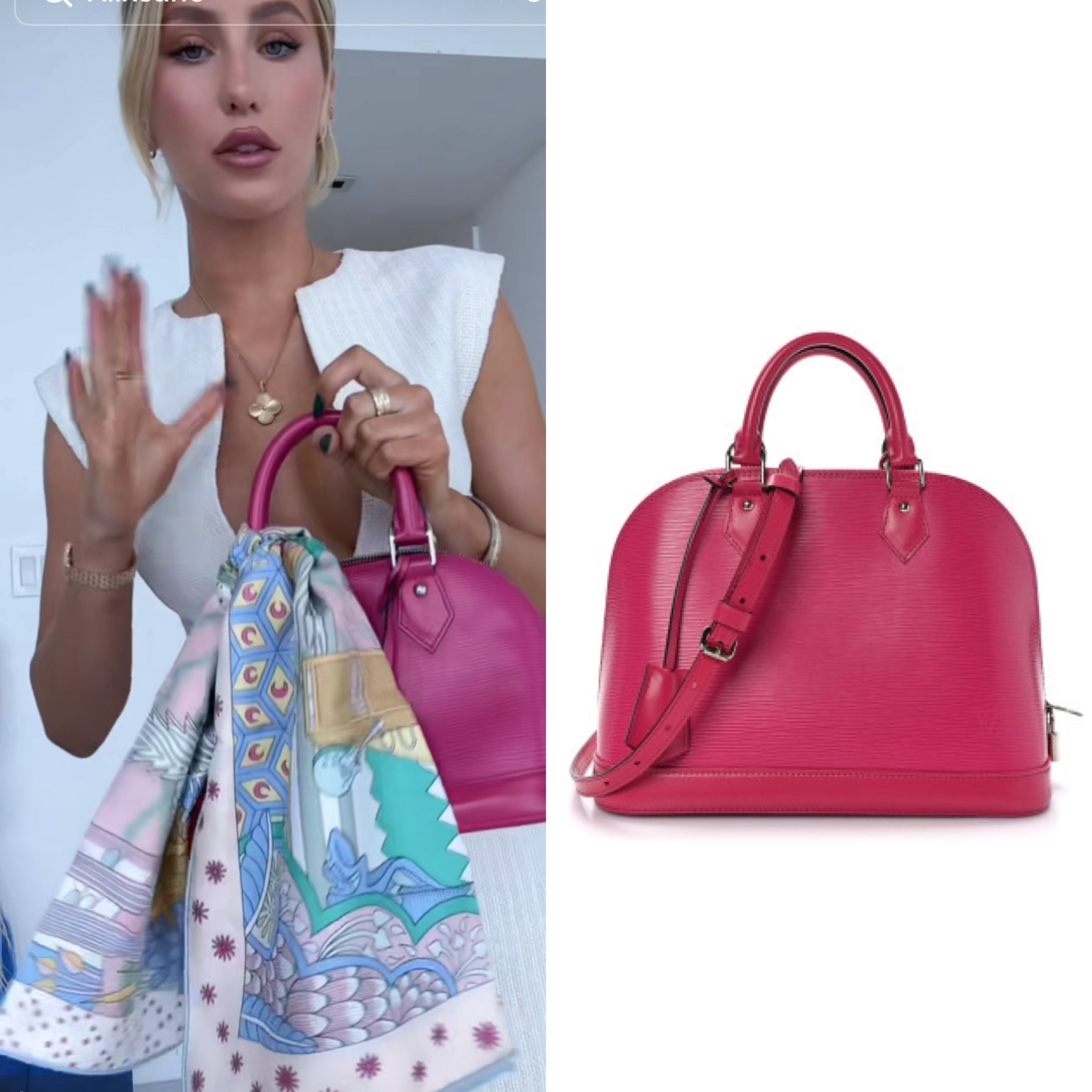 Shop Alix Earle’s purse! #alixearle #influencer #fashion #style #louisvuitton #outfit #purse #handbag #bag #tote #tophandle 

#LTKitbag #LTKworkwear #LTKstyletip