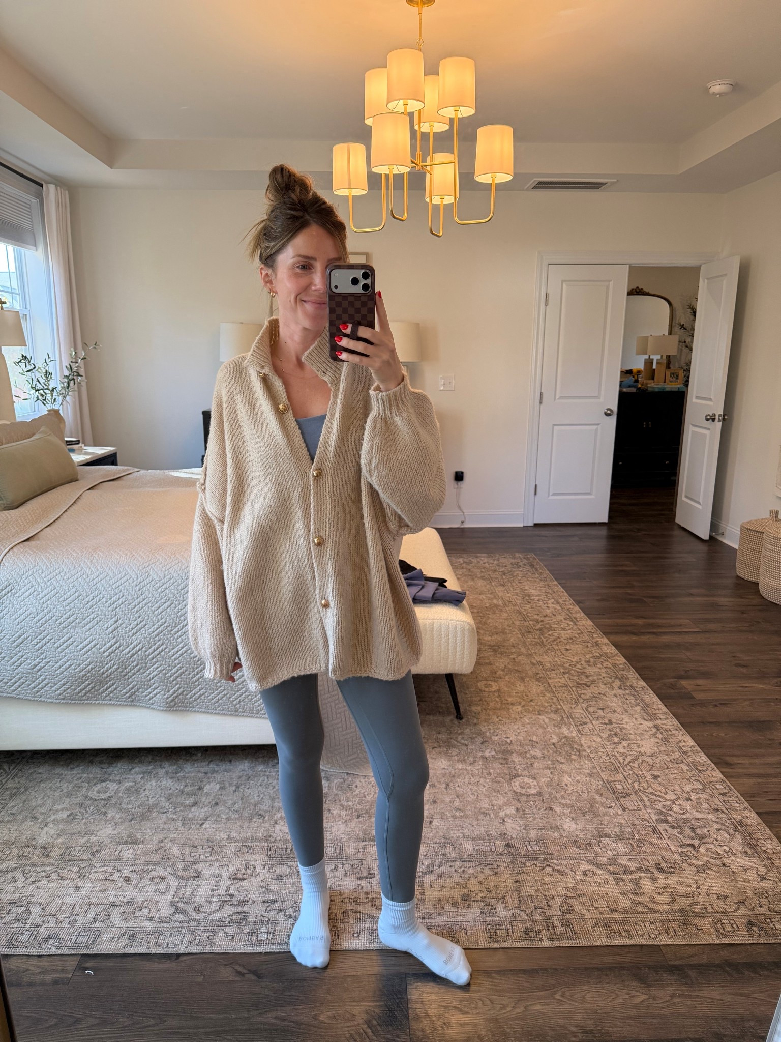 Comfy layers for getting stuff done at home. Wearing S in cardigan 

#LTKootd