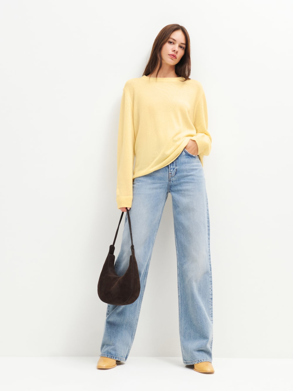 Cashmere Boyfriend Sweater | Reformation (Global)