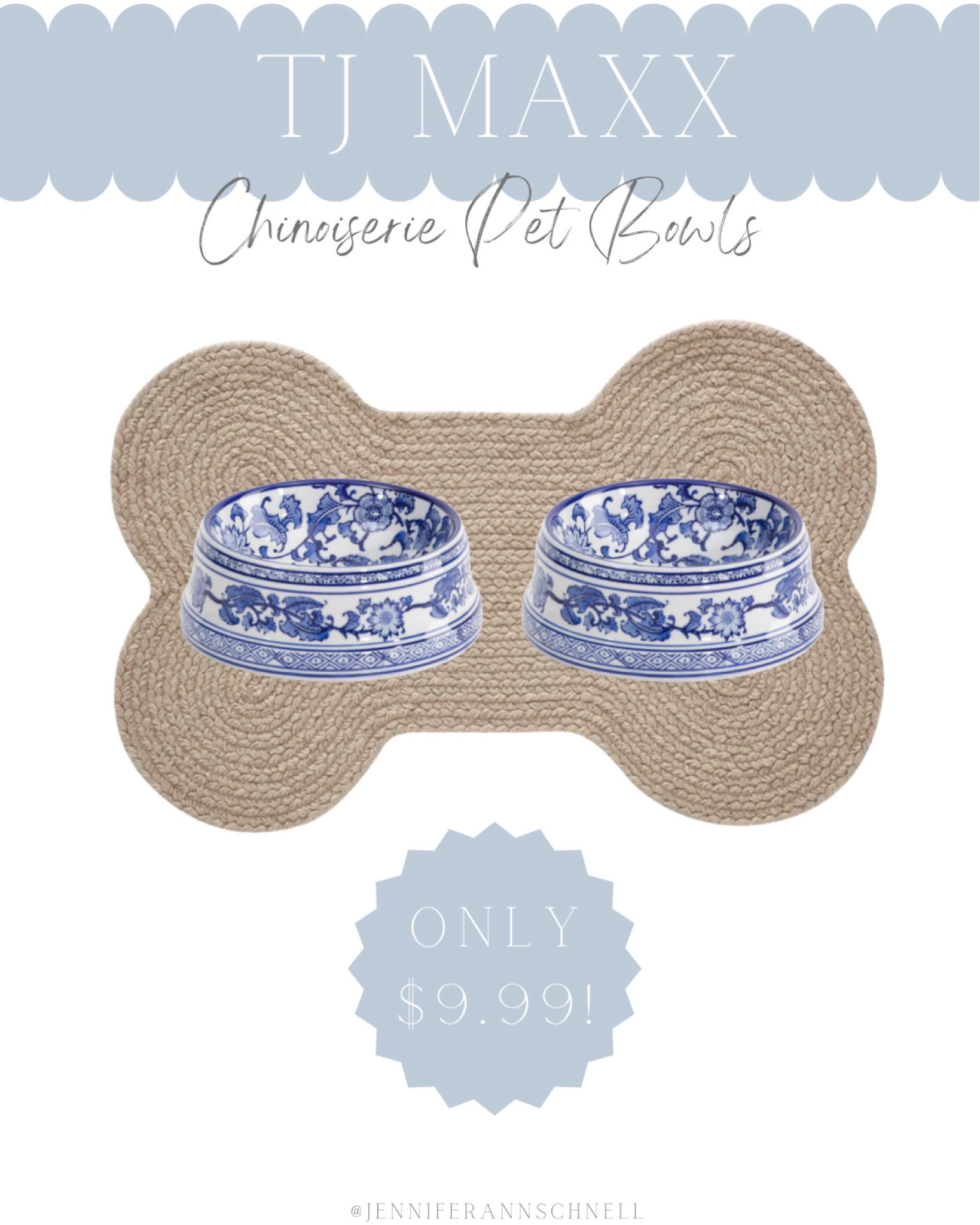 Love these chinoiserie pet bowls and they’re only $9.99!

coastal decor, beach house decor, beach decor, coastal home decor, coastal decorating, coastal interiors, coastal kitchen, coastal house decor, beach style, neutral home decor, blue and white home decor, modern traditional, traditional home decor, coastal hamptons Nantucket home decor, Serena & Lily dupe, Serena & Lily look alike, designer dupe, preppy, classic, timeless, blue & white home decor, grandmillennial, coastal grandmother

#LTKfindsunder50 #LTKhome #LTKstyletip