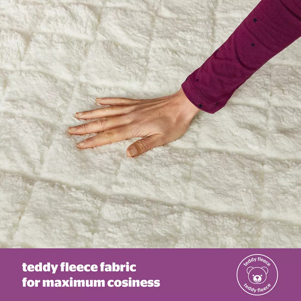 Buy Silentnight Teddy Fleece Electric Blanket - Single | Electric blankets | Argos | argos.co.uk