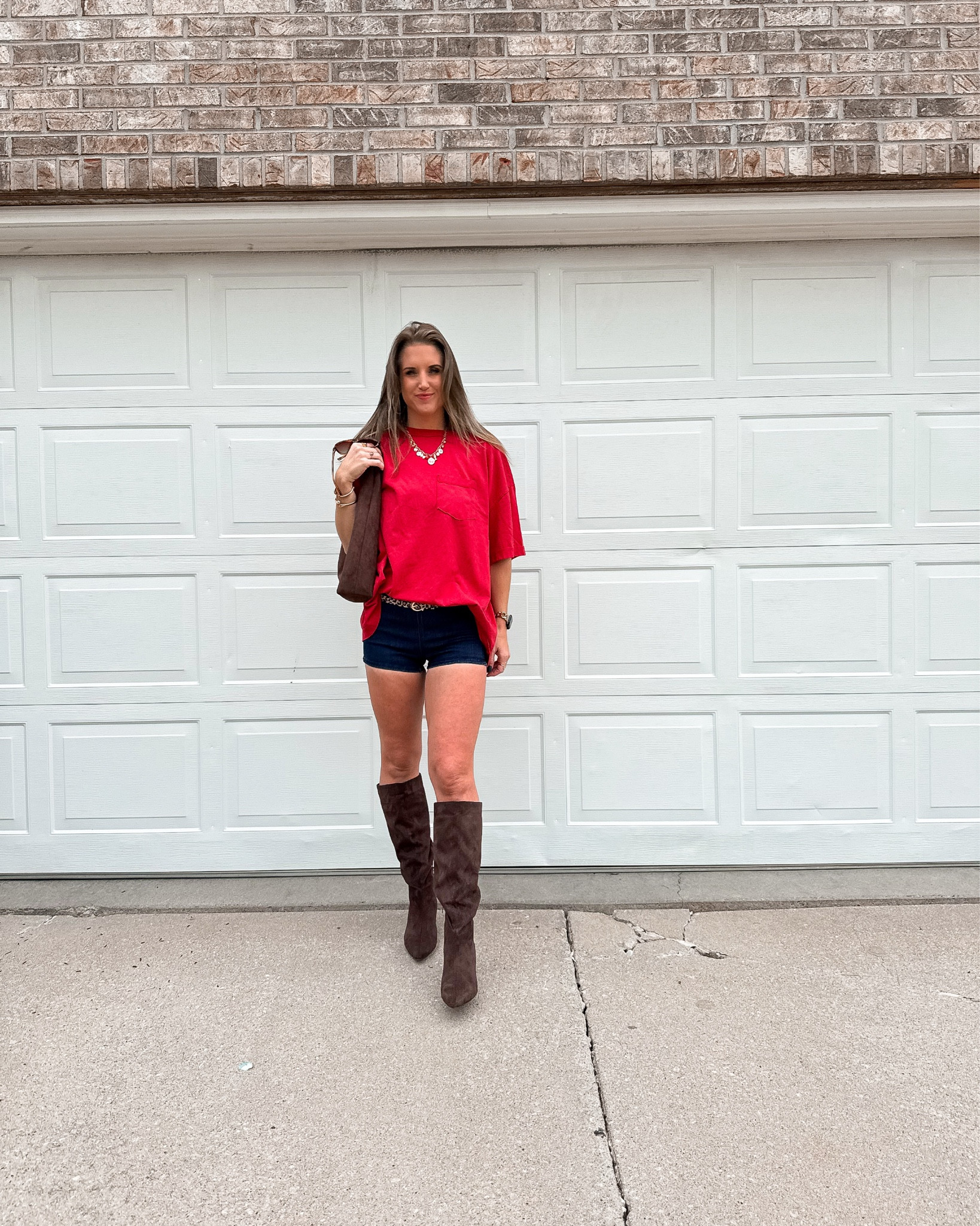 The queen of hearts 👑♥️🤌🏼
Fall style | boot season | early Fall outfit | looks for less 
#fall #ootd #outfitlook 

#LTKFindsUnder100 #LTKShoeCrush #LTKStyleTip