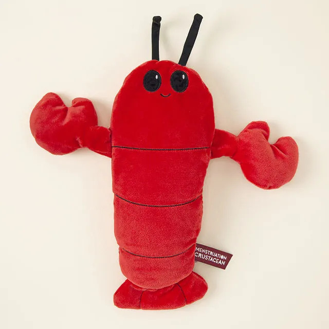 Menstruation Crustacean Warming Pillow | UncommonGoods