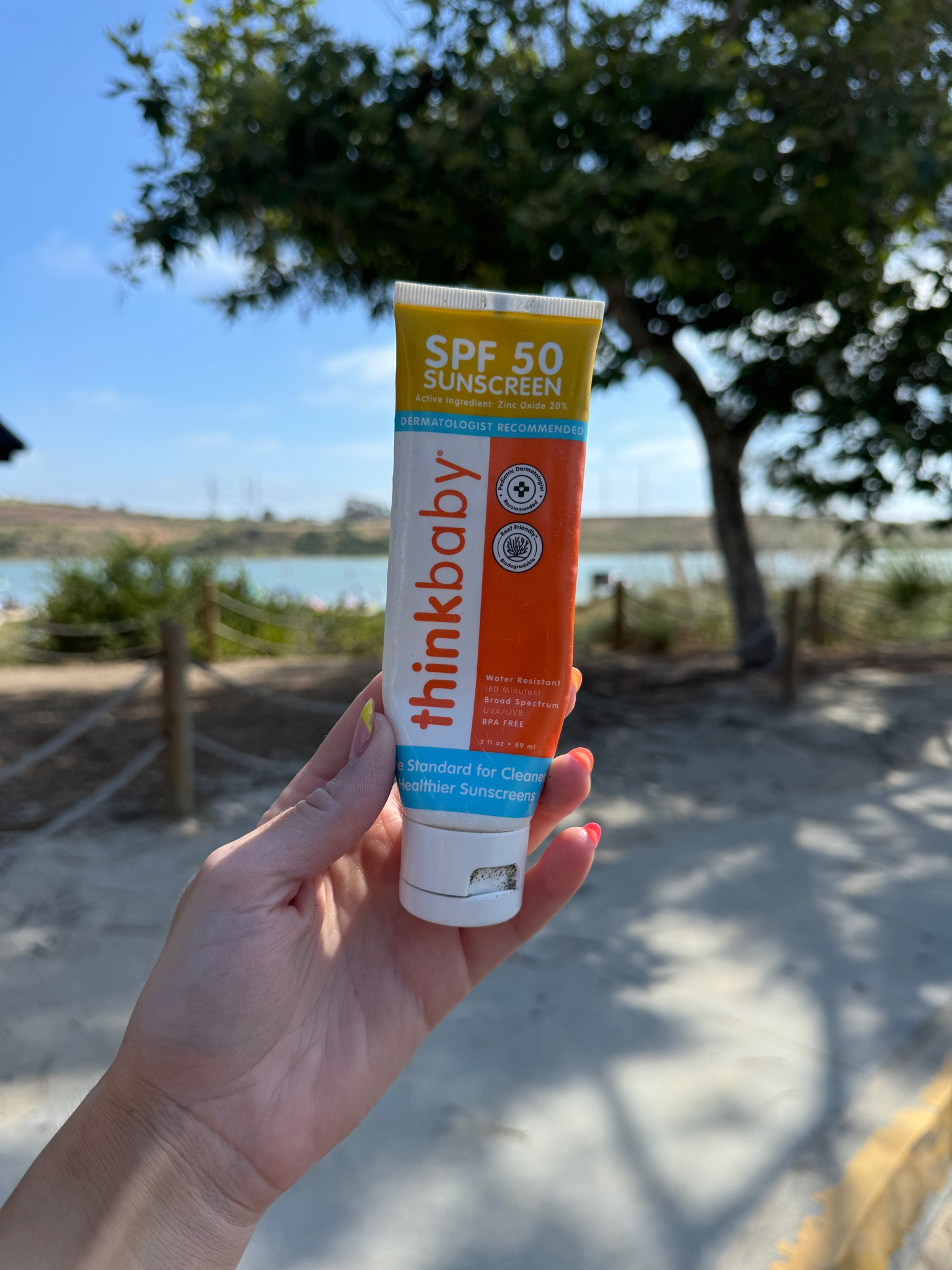 Such a great sunscreen for kids! 
Actually blends in 