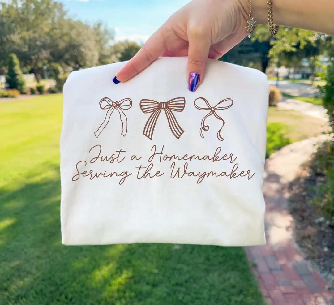 Christian Homemaker Gift Stay at Home Mom Shirt Christian Mom Gift Homesteader Shirt Daughter Gif... | Etsy (US)