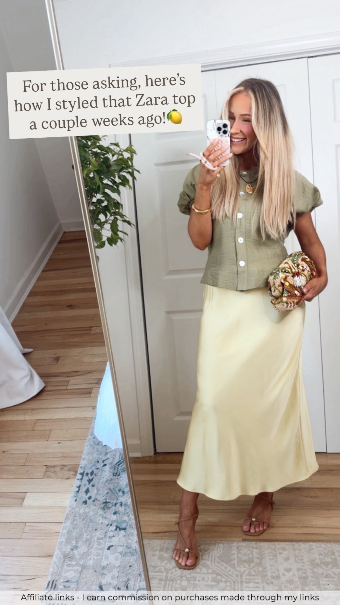 Affiliate links - I earn commission on purchases made through my links | Zara spring outfit 2026