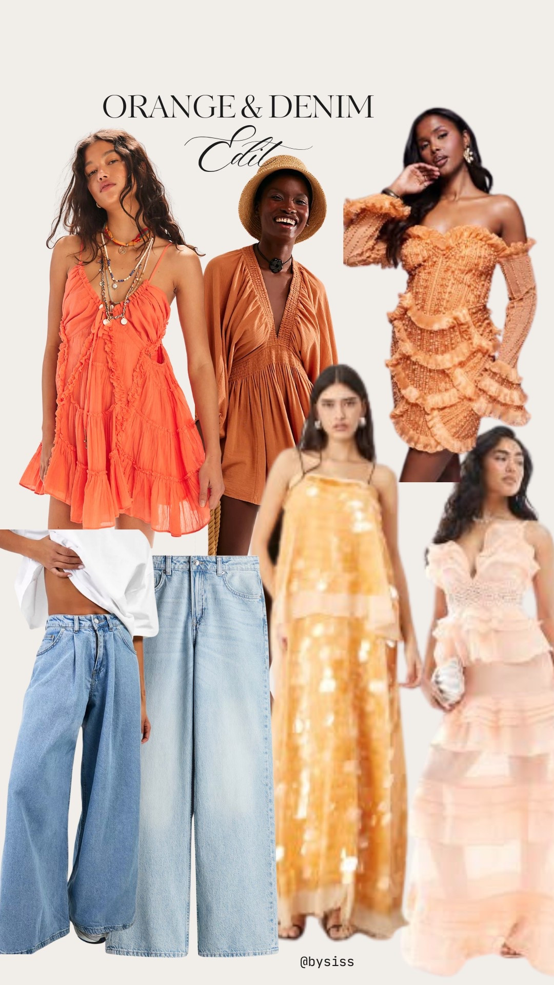 Orange and denim edit 🧡🫶🏻 check our ig and TikTok bySiss how we style orange and our denims xoxo 

#LTKU #LTKStyleTip #LTKFestival