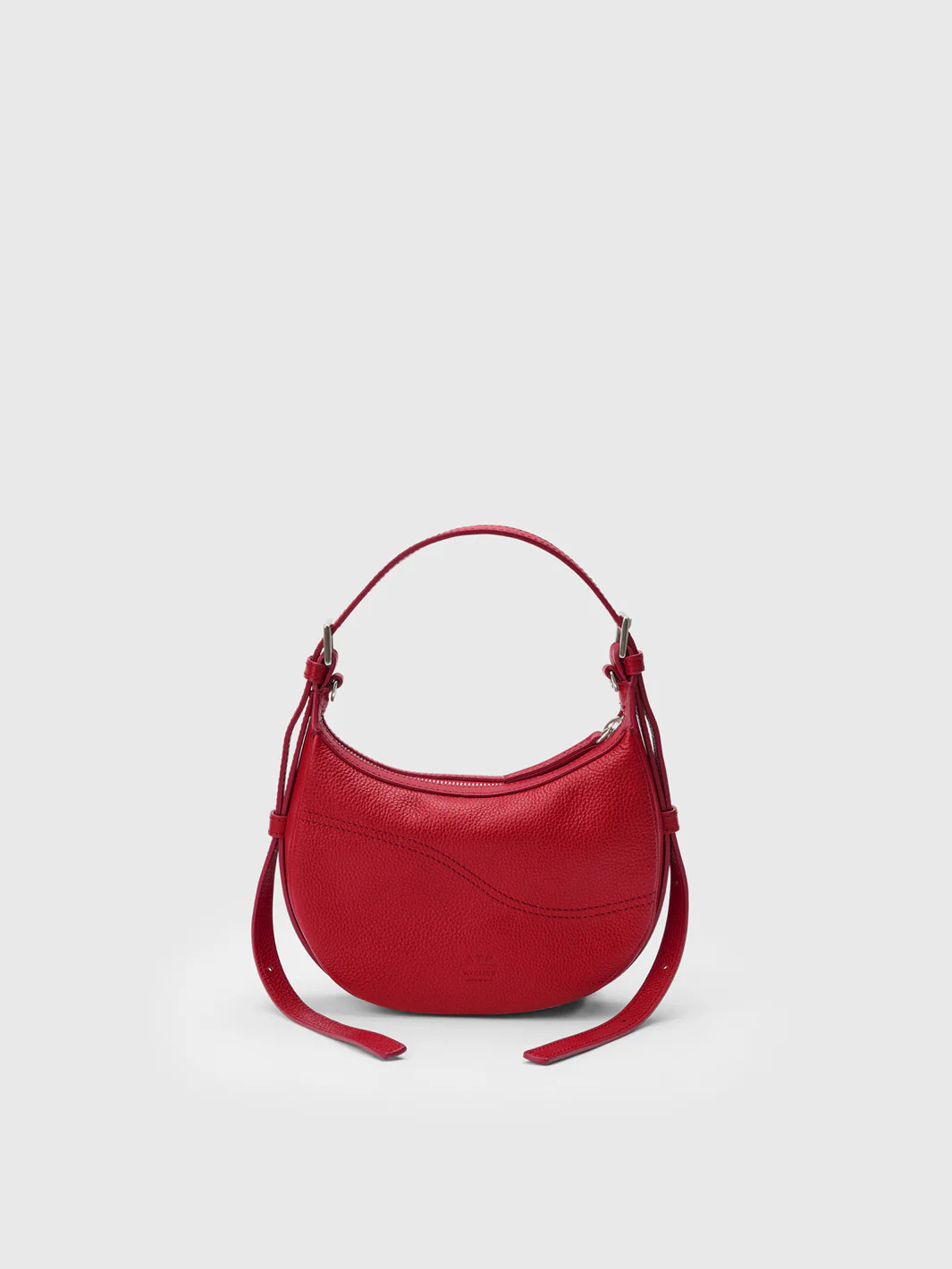 Silea Melograno Grained Leather Mini hobo bag | ATP Atelier | Official Site | ATP Atelier