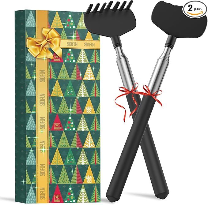 Stocking Stuffers for Him Adults Kids - Back Scratcher Extendable Christmas Gifts for Men Women C... | Amazon (US)