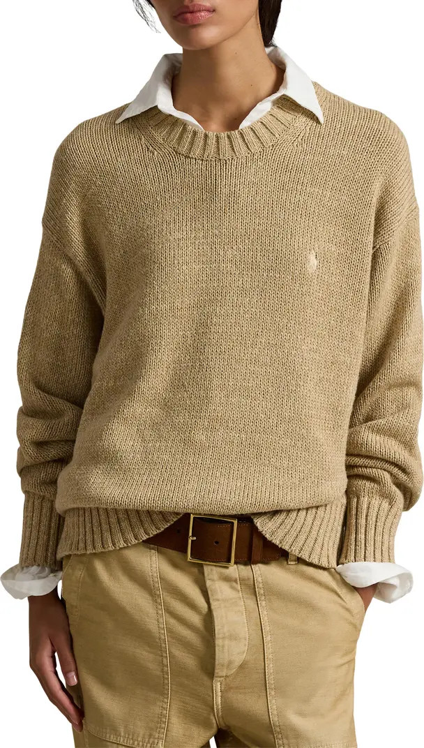 Polo Ralph Lauren Intarsia Knit Logo Sweater | Nordstrom | Nordstrom