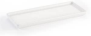 ASIGN Ceramic Vanity Tray, Toothbrush Tray, Small Tray for Bathroom Countertop,Ceramic Tray for K... | Amazon (US)