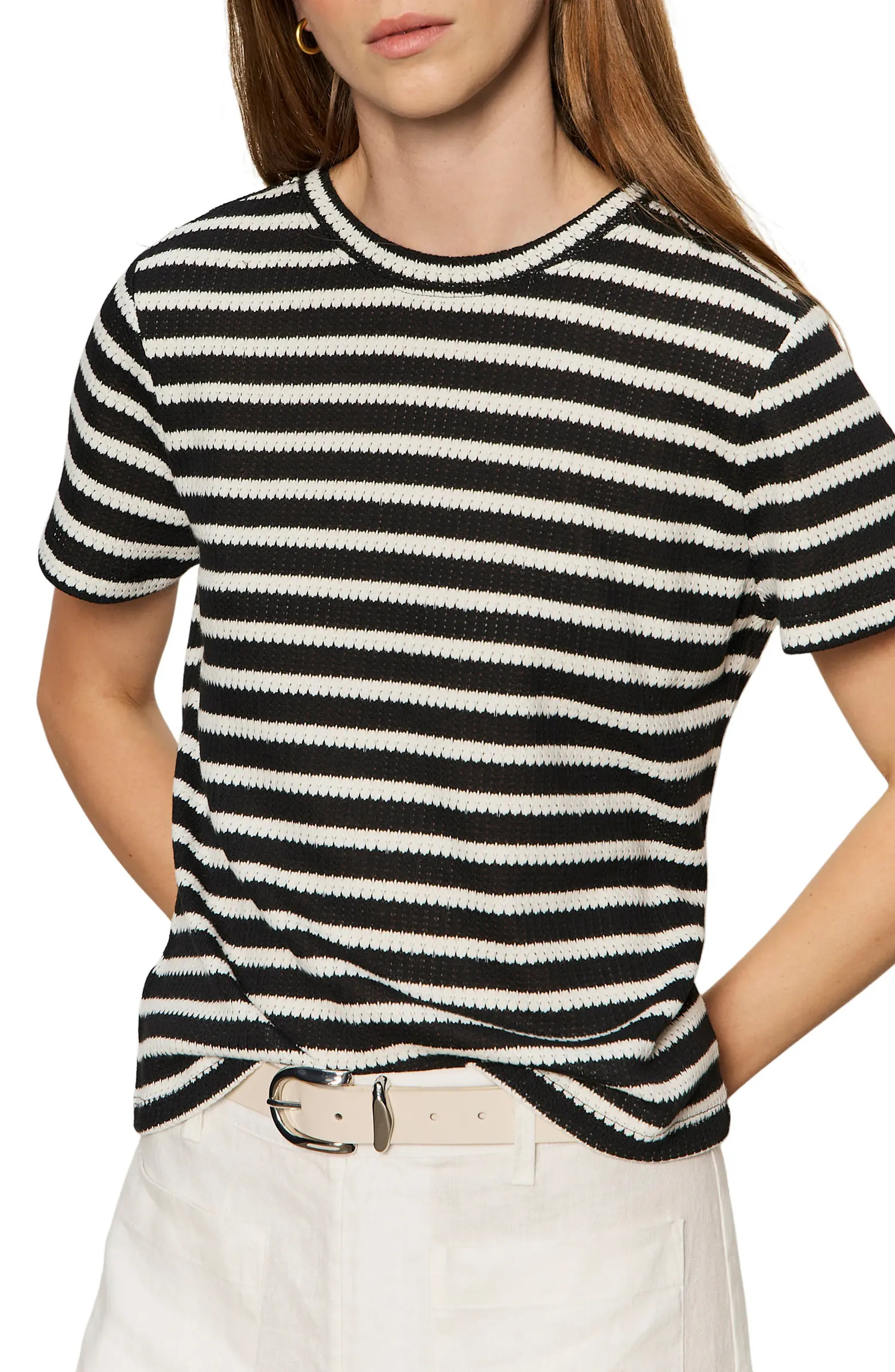 Perfect Texture Stripe Tee | Nordstrom