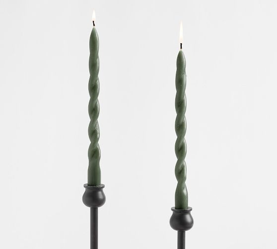 Spiral Taper Candles - Set of 6 | Pottery Barn (US)