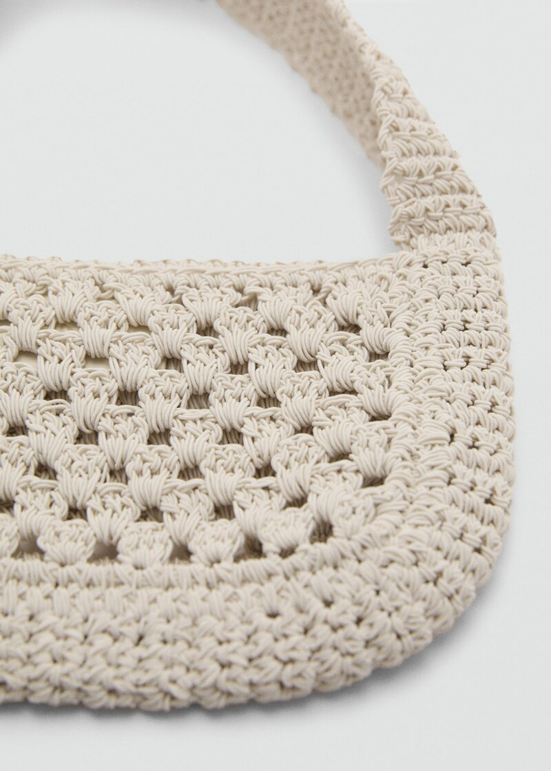 Crochet handbag -  Women | Mango United Kingdom | MANGO (UK)