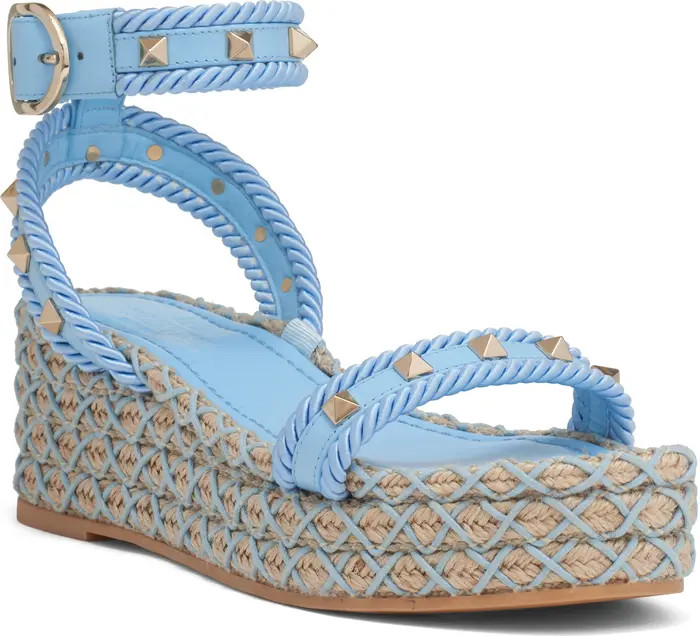 Valentino Garavani Rockstud Espadrille Wedge Sandal (Women) | Nordstrom | Nordstrom
