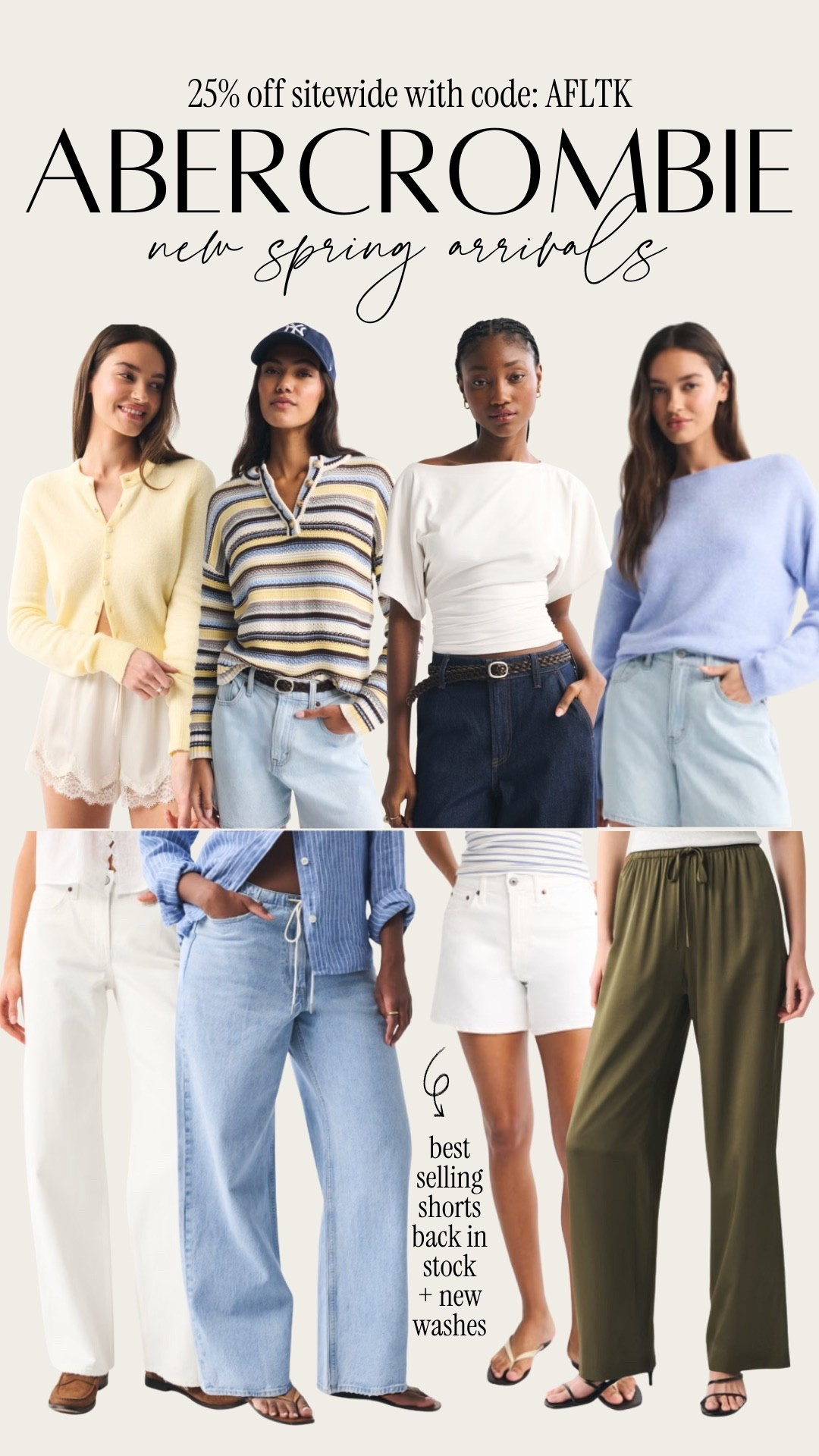 New spring arrivals from @abercrombie 25% off with code AFLTK

#LTKootd #LTKSpringSale