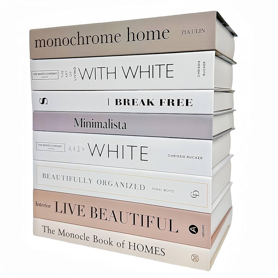 8 Pack Decorative Books, Ediactcyl Decoration Faux Books for Hardcover Home Decor | Fake Book Sta... | Amazon (US)