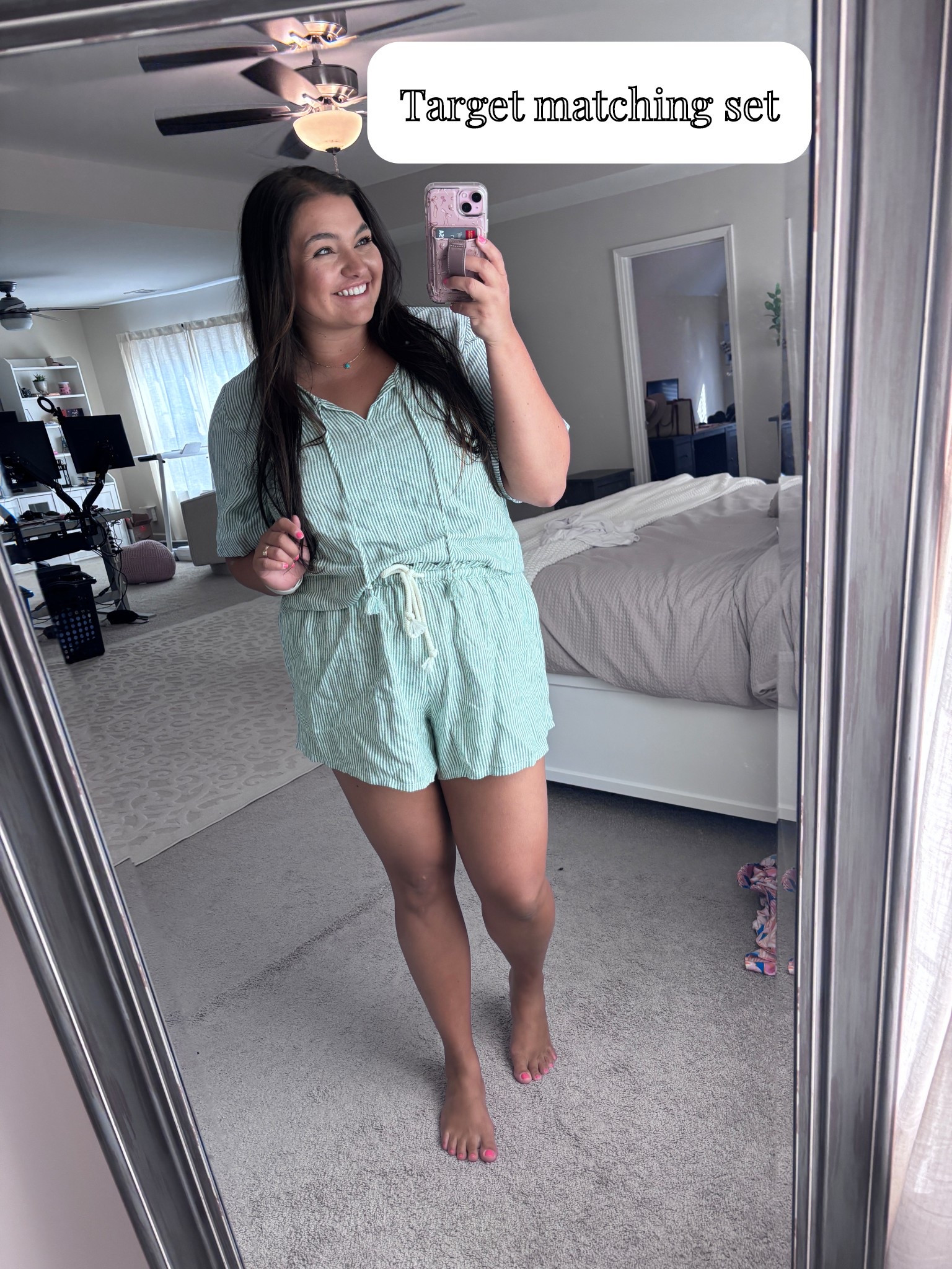 The perfect matching set for summer! Cute and comfortable, light right fabric, and comes in multiple colors! 

#LTKootd #LTKmomlife #LTKMidsize