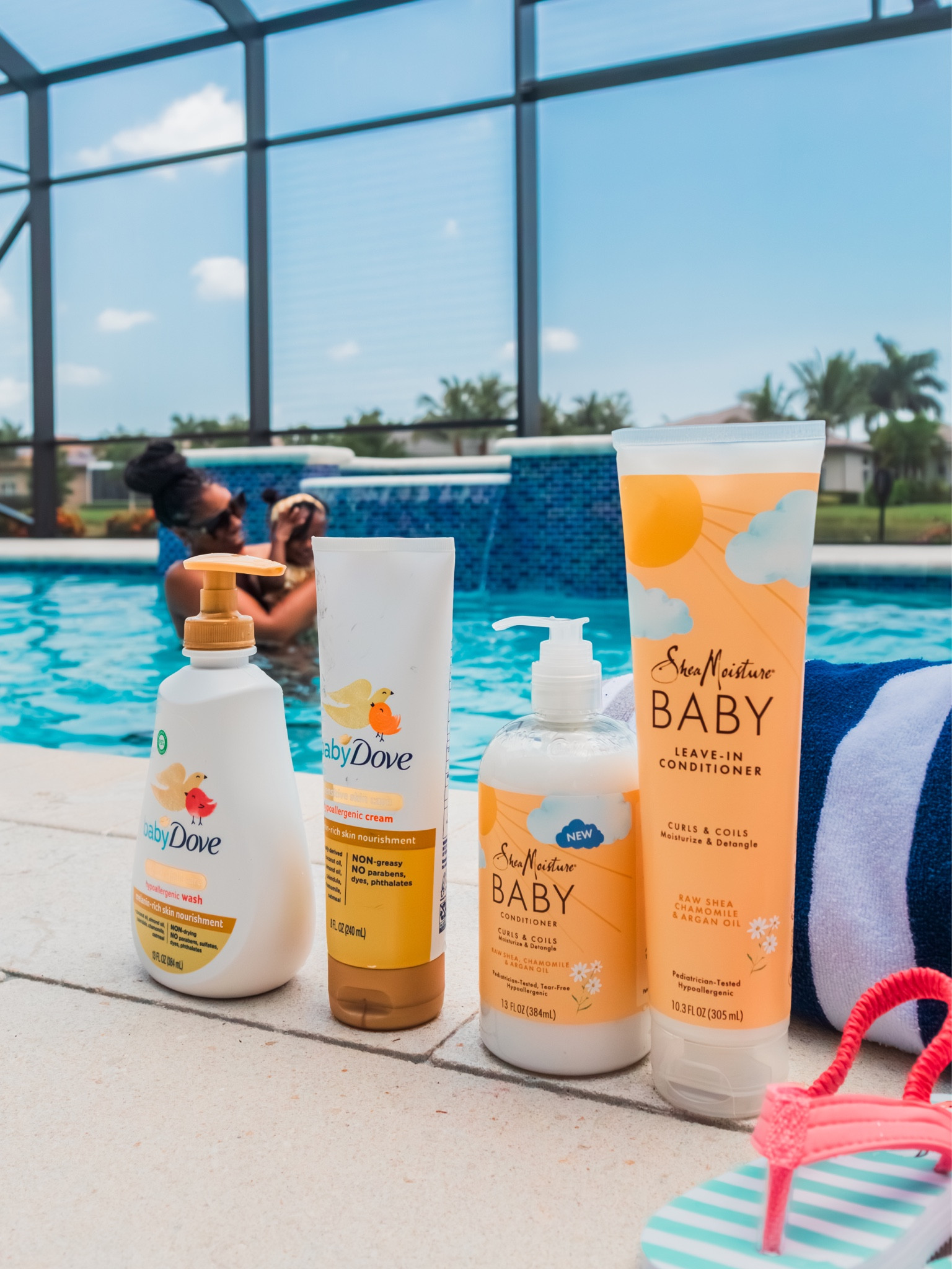 Look at my little water baby y’all 😍💧 #ad she loves being in the pool and ocean just like her mama. During these summer months I have to be extra diligent with her hair and skin to make sure the chlorine and salt don’t dry them out. @sheamoisturebabyTextured Hair and @babydove Melanin Rich Line have been going strong holding us down. We use the shampoo and conditioner from both ones to keep her hair moisturized and healthy and the body wash and lotion to keep her skin nourished. What I love most is that they are hypoallergenic, year free and dermatologist approved which makes the wash process even easier! You can find both collections at your local @Target head to my @shop.LTK to get everything! #curlyhairbaby #babycare #targetpartner


#LTKswim #LTKbaby #LTKkids