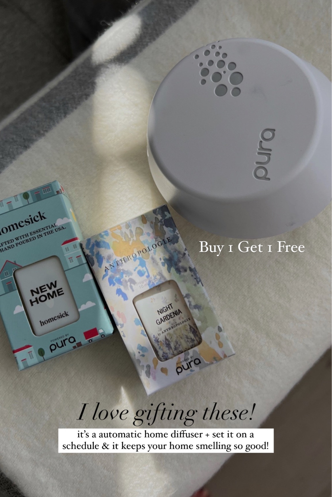 Buy 1 Get 1 Free pura diffusers 

#LTKsalealert #LTKCyberweek #LTKGiftGuide