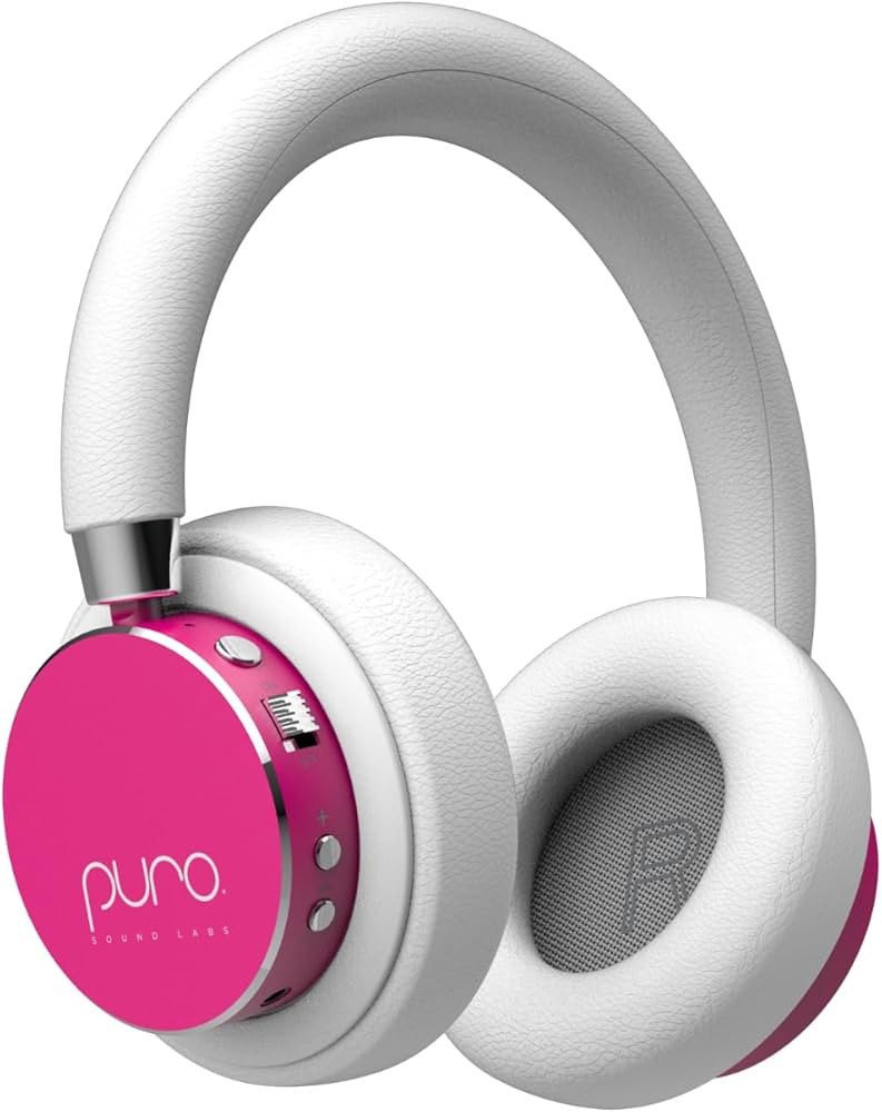 Puro Sound Labs BT2200s Plus Volume Limited Kids’ Bluetooth Headphones (Pink) | Amazon (US)
