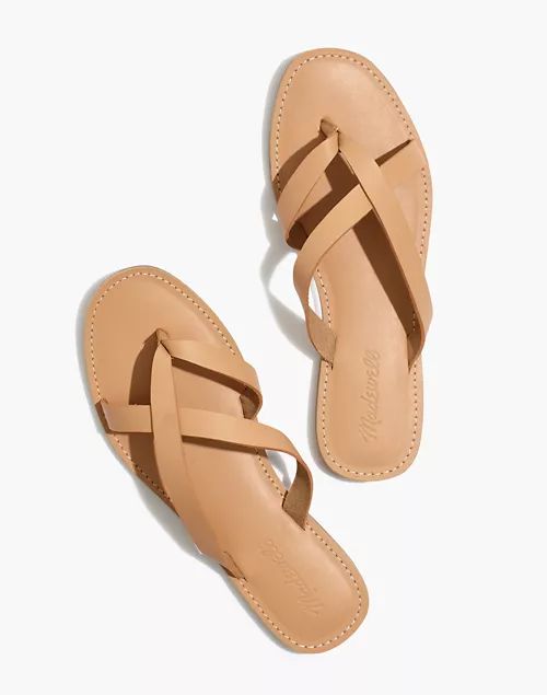 The Boardwalk Thong Sandal in Leather | Madewell