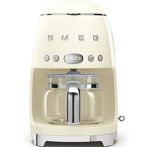 Smeg Retro Style Coffee Maker Machine, 17.3 x 12.8 x 11.3, Cream | Amazon (US)