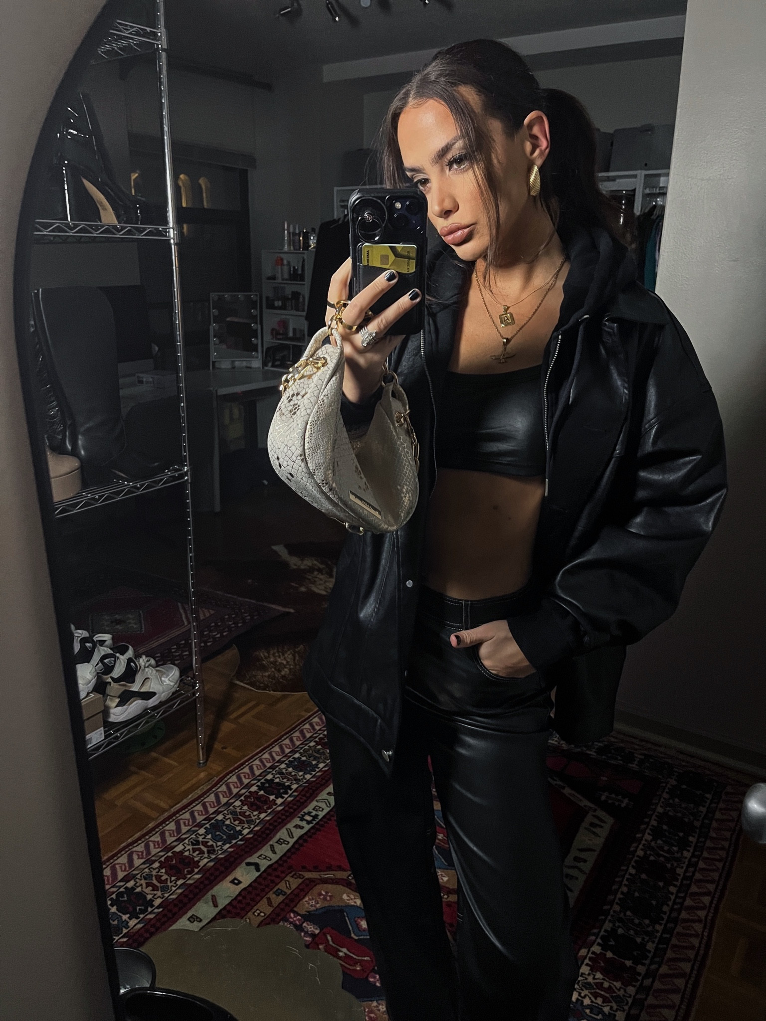 All leather 