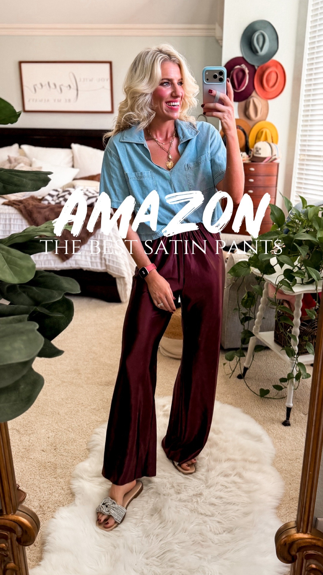 The best stain pants on Amazon
Perfect for day to night 
Love the colors and saturation 
Fit tts and wearing a small

#LTKOver40 #LTKWorkwear #LTKootd
