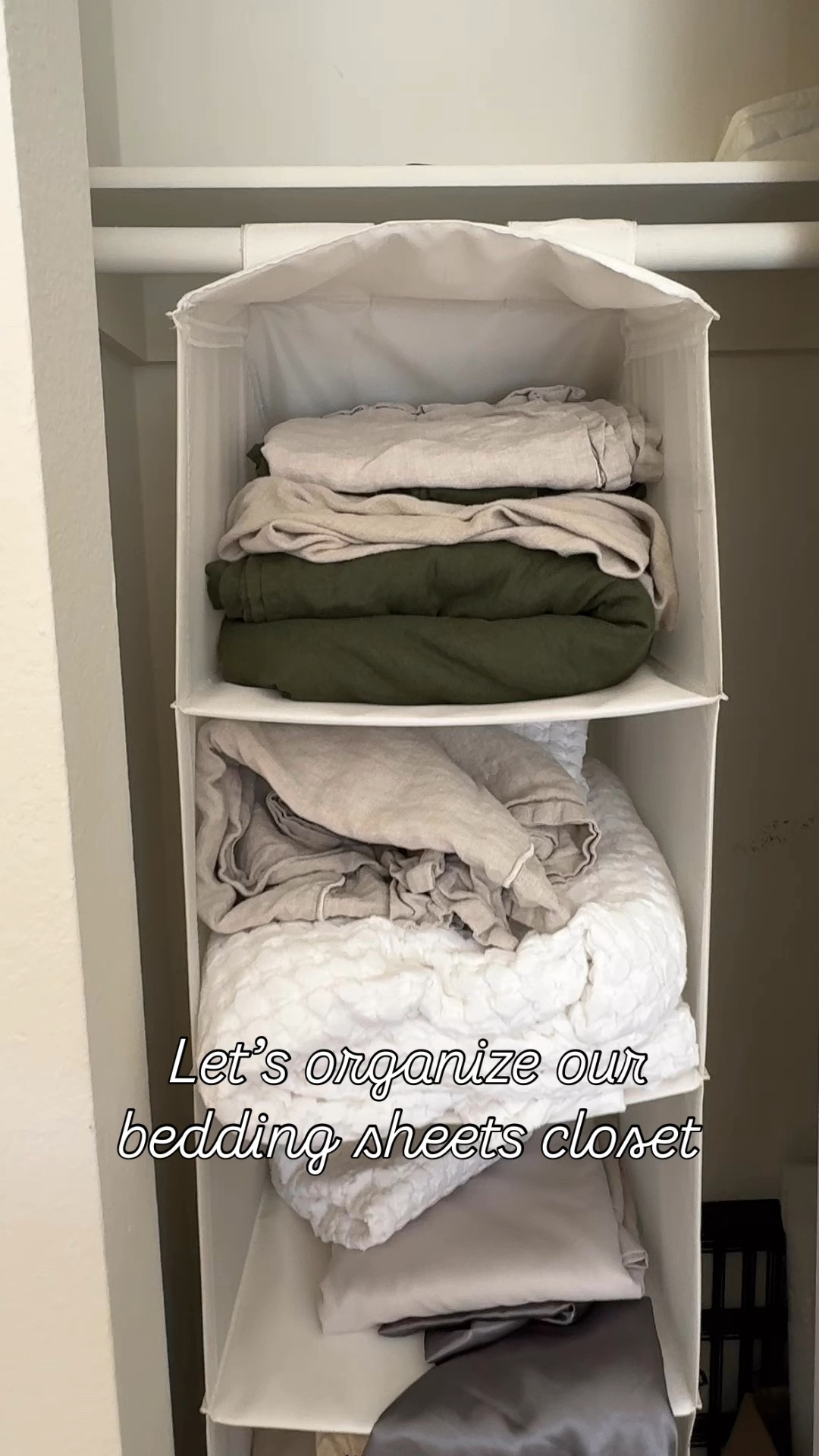 These sheet organizers are a game changer! I love having organized closets, but keeping sheets in order has always been a challenge due to their varying materials and sizes. The sheet organizer boxes from @spaceaid_official have made a huge difference. I especially appreciate how you can tag the material and size of each sheet, making it so much easier to find exactly what you need.

#LTKVideo #LTKHome #LTKU
