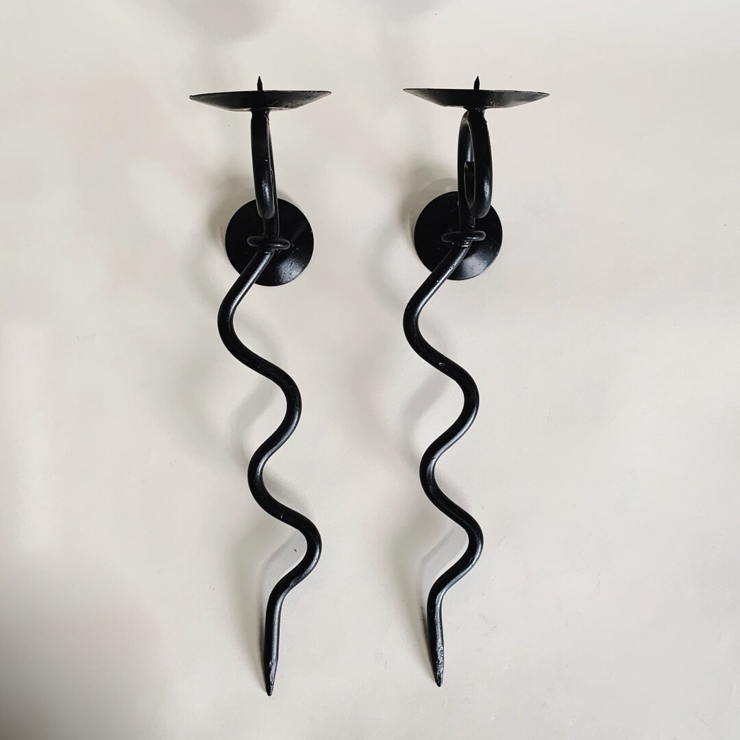 WAVY IRON SCONCE S/2 - Etsy | Etsy (US)