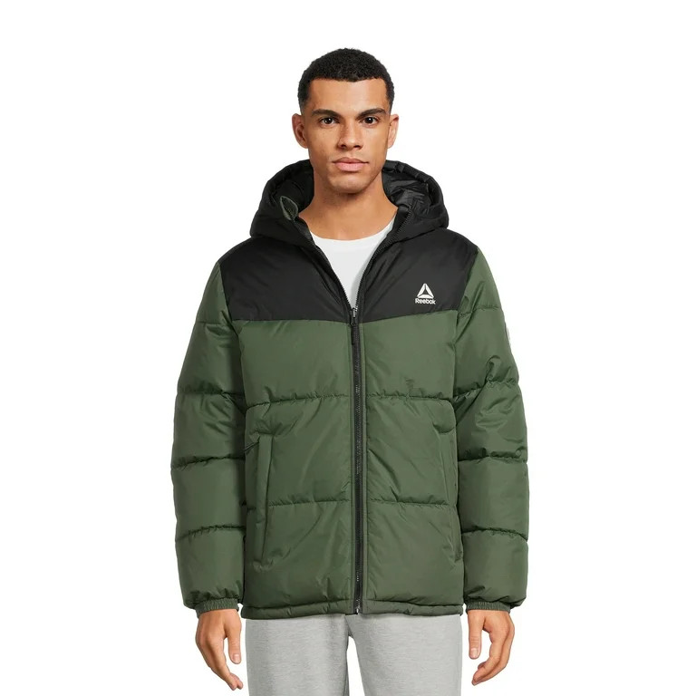 Reebok Men's Reversible Puffer Jacket, Sizes S-3XL | Walmart (US)