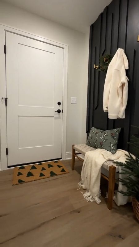 This easy DIY accent wall was perfect for this small entryway area!

#LTKfindsunder50 #LTKfindsunder100 #LTKhome