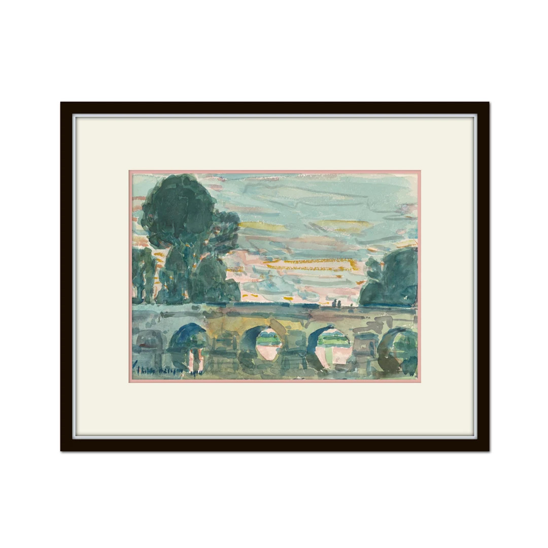 Vintage French Watercolor Landscape Collage Print, Vintage Landscape Print, Art Prints, Vintage P... | Etsy (US)