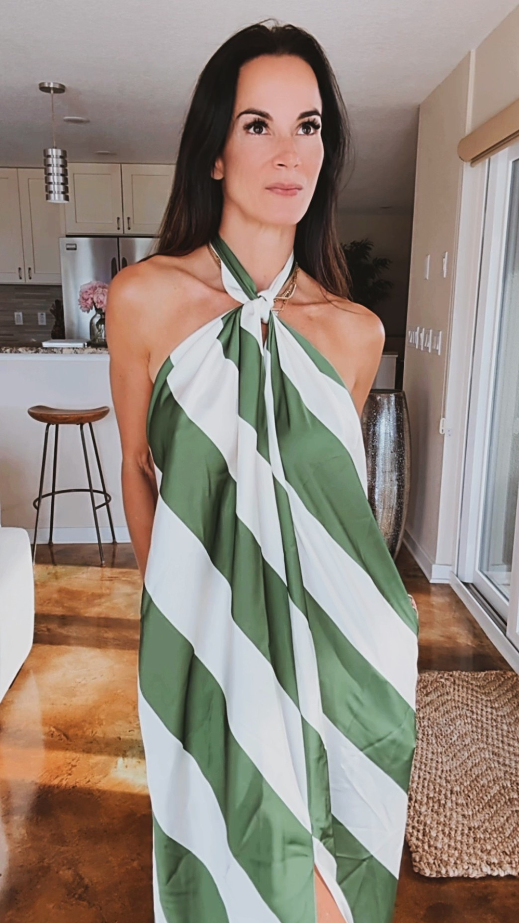 Glam goddess mode: activated ✨
Wearing the most insanely stunning dress from Ronny Kobo and feeling like I should be sipping champagne on a yacht in the Med 🛥💚

Wearing XS

#RonnyKobo #GlamGoddess #EffortlessElegance #BoldStripes #SummerChic #ResortVibes #VacationMode #LuxuryLook #OOTD #LTKStyle #LTKUnder500 #NicoleColeeStyle #StyleInStripes #DressedToImpress #nicolecolee #fashionblogger #styleblogger 
Nicole Colee, Saks, summer dresses, wedding guest dresses 

#LTKParties #LTKStyleTip #LTKWedding