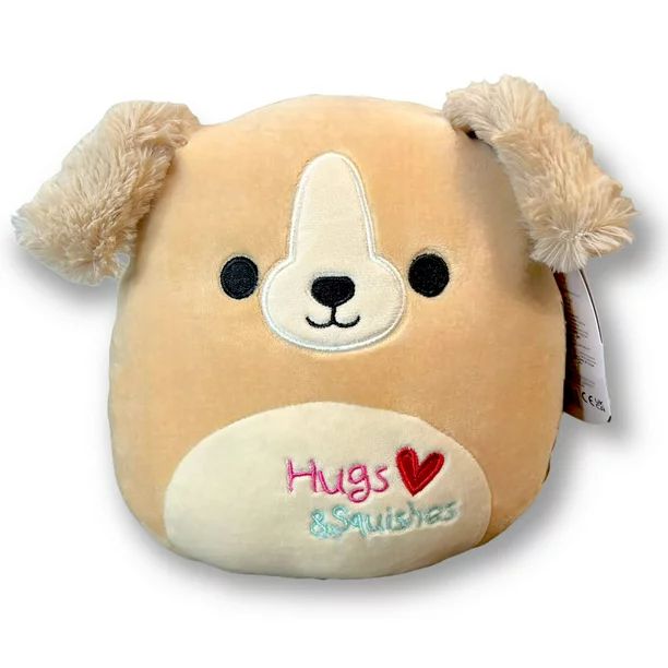 Squishmallows 8 Inch Stevon The Tan Dog Plush with Hugs & Squishes On Belly - Join The 2023 Valen... | Walmart (US)