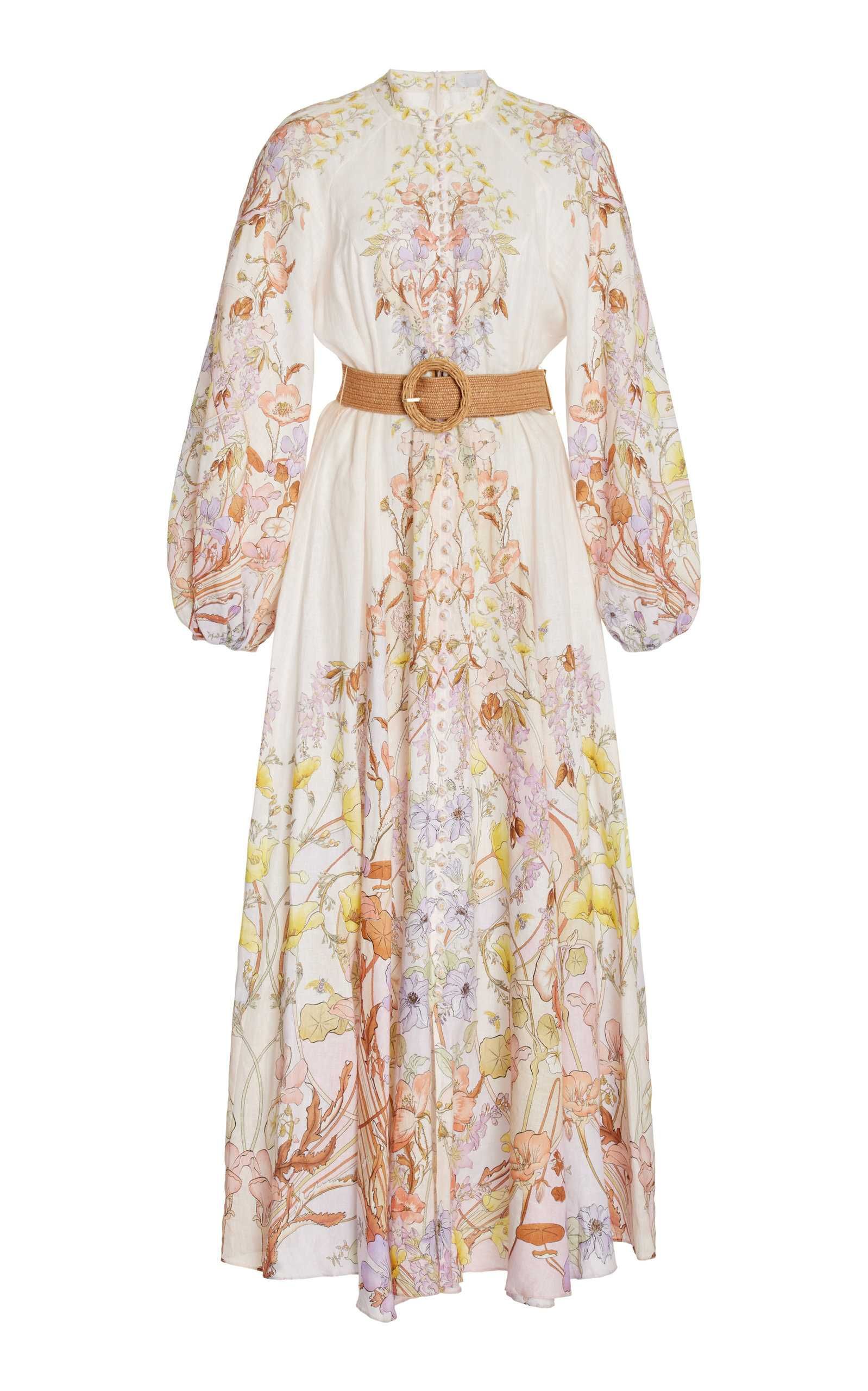 Jeannie Billow Cotton Midi Dress | Moda Operandi (Global)