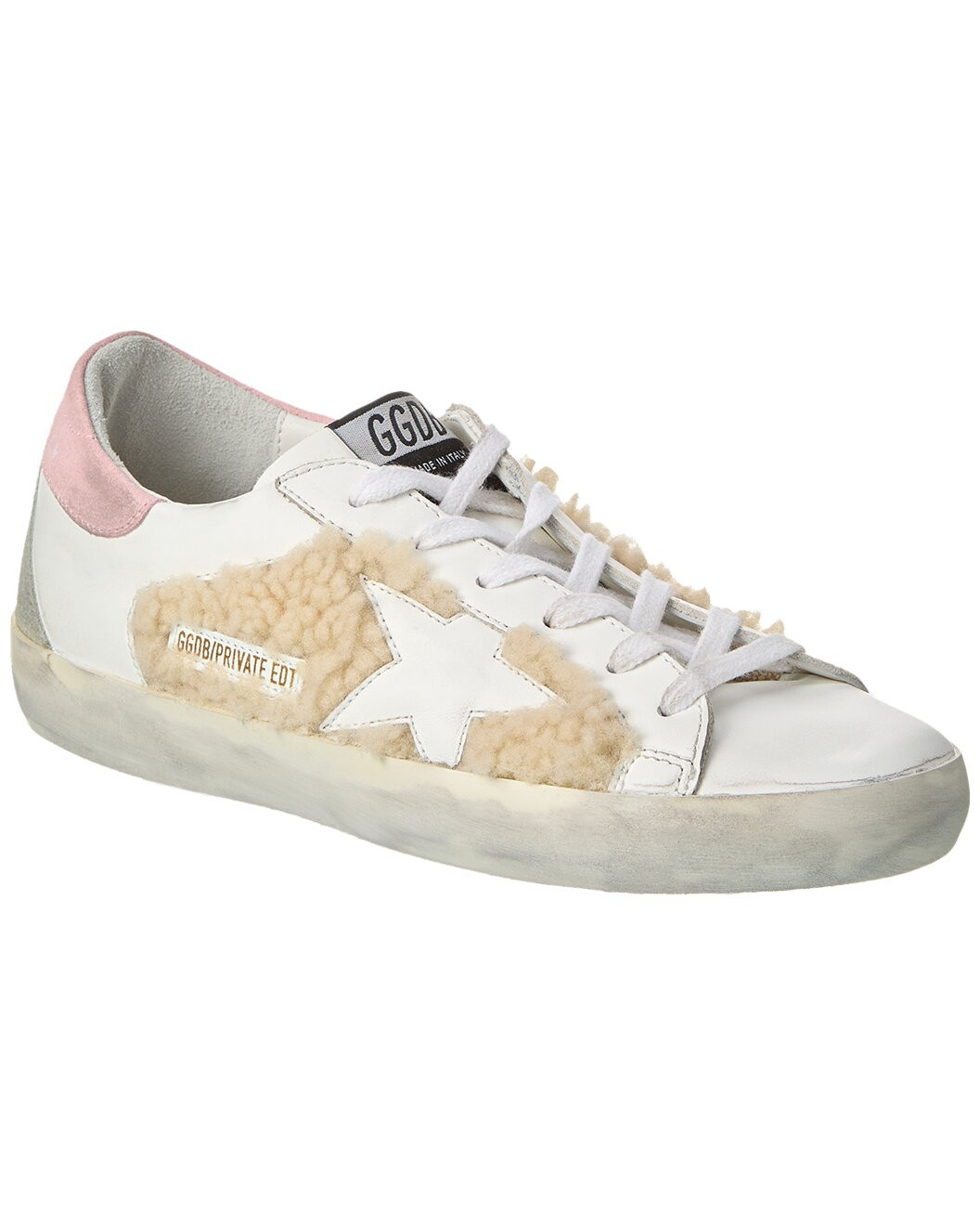 Superstar Shearling & Leather Sneaker | Gilt & Gilt City
